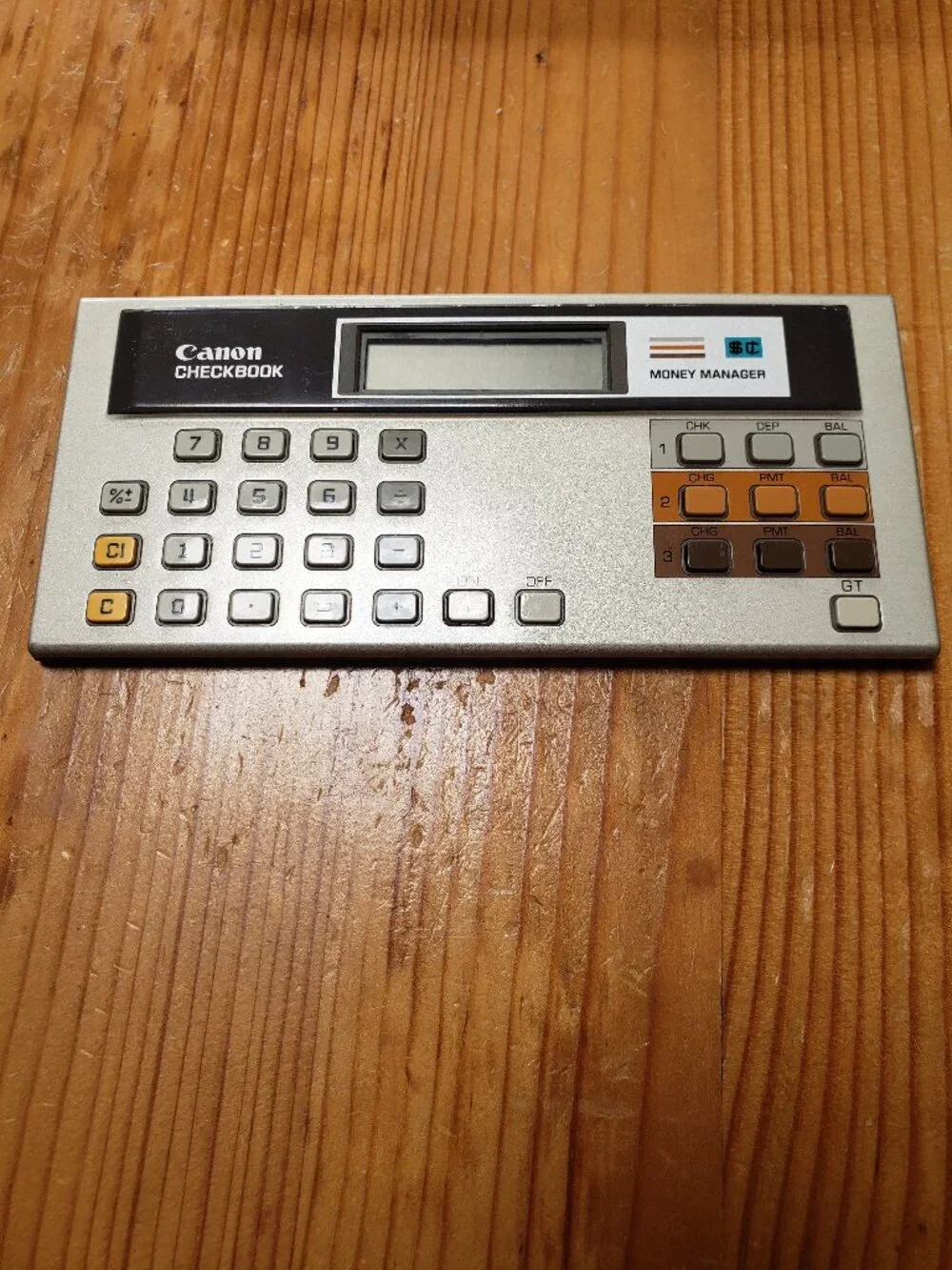 Vintage Canon Checkbook Money Manager Personal Banking Calculator